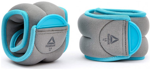 Утяжелители на лодыжки 1kg, бирюзовые (пара), Арт. RAWT-11074BL Утяжелители на лодыжки 1kg, бирюзовые (пара), Арт. RAWT-11074BL