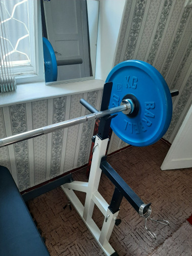 Блин обрезиненный синий MB 20 кг ф50 мм Евро - Классик Блин обрезиненный синий MB 20 кг ф50 мм Евро - Классик