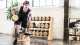 NOHrD DumbBells Набор гантелей со стойкой (Орех)