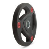 Диск 51 мм. полиуретановый с 3-мя хватами 15 кг VictoryFit олимпийский