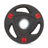 Диск 51 мм. полиуретановый с 3-мя хватами 5 кг VictoryFit олимпийский