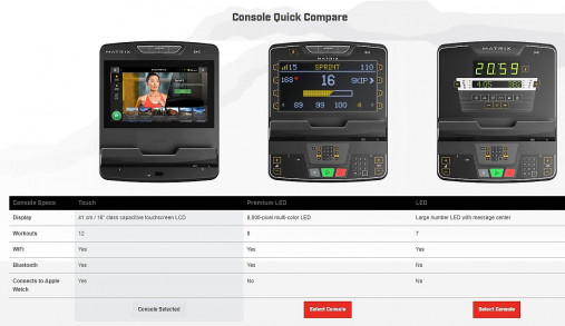 Вертикальный велотренажер Matrix Performance. Консоль Touch Base Вертикальный велотренажер Matrix Performance. Консоль Touch Base