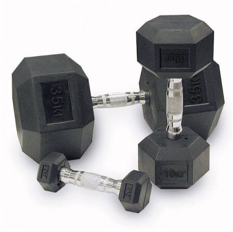 Гантели обрезиненные Body-Solid SDR30 (2х30 кг)
