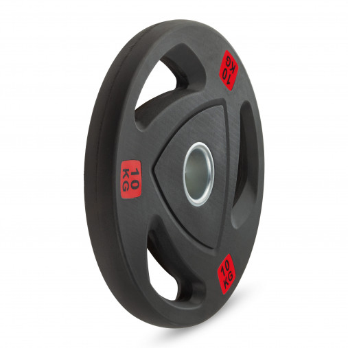 Набор дисков 51 мм. с 3-мя хватами от 2,5-25 кг VictoryFit (155 кг, 6 пар) серии ST с полиуретановым покрытием Набор дисков 51 мм. с 3-мя хватами от 2,5-25 кг VictoryFit (155 кг, 6 пар) серии ST с полиуретановым покрытием