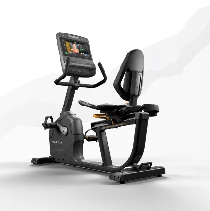 Горизонтальный велотренажер Matrix Endurance. Консоль Touch Base Горизонтальный велотренажер Matrix Endurance. Консоль Touch Base