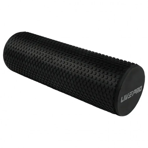 Массажный ролл LIVEPRO EVA Foam Roller 45 x 15 см, черный Массажный ролл LIVEPRO EVA Foam Roller 45 x 15 см, черный