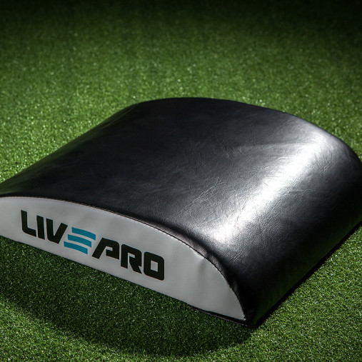 Мат для пресса LIVEPRO AB Mat черный/синий Мат для пресса LIVEPRO AB Mat черный/синий