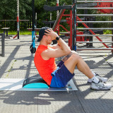 Мат для пресса LIVEPRO AB Mat черный/синий