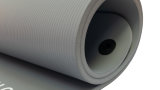 Мат для аэробики NBR 12,5 мм серый с кольцами OFT