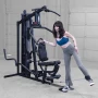Многофункциональный силовой центр Body Solid G5B (2026) Multi-Station Gym (черная рама, черная обивка)